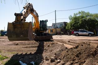 Asfaltado en barrio Las Cabañitas 