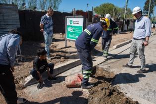 Asfaltado en barrio Las Cabañitas Asfaltado en barrio Las Cabañitas