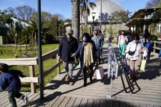 Visita de la Directora de Cultura María Inés Obaldía al Parque Villa Dolores