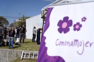 Intervención de Comuna Mujer 17 en la Terminal de Ómnibus del Cerro Intervención de Comuna Mujer 17 en la Terminal de Ómnibus del Cerro