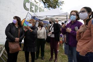 Intervención de Comuna Mujer 17 en la Terminal de Ómnibus del Cerro Intervención de Comuna Mujer 17 en la Terminal de Ómnibus del Cerro