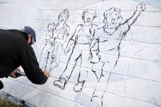 Intervención de Comuna Mujer 17 en la Terminal de Ómnibus del Cerro Intervención de Comuna Mujer 17 en la Terminal de Ómnibus del Cerro