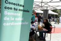  Actividades en la explanada de la Intendencia de Montevideo en el marco de la Semana del Corazón