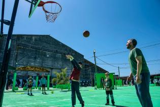 Clínica de Basket en el Mercado Modelo