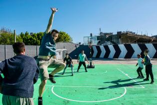 Clínica de Basket en el Mercado Modelo