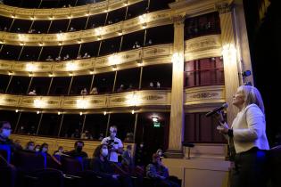 Lanzamiento de Movida Joven 2021, en el Teatro Solís