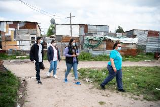 Policlínica móvil en Municipio D en el marco del Plan ABC