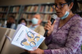 Inauguración del espacio "Mujer y Derechos" en  la Biblioteca Villademoros