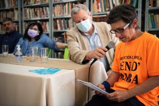 Inauguración del espacio "Mujer y Derechos" en  la Biblioteca Villademoros