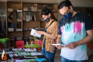 Inauguración del espacio "Mujer y Derechos" en  la Biblioteca Villademoros