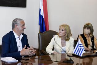 Reunión de la Intendenta Carolina Cosse con el Secretario de Derechos Humanos del Ministerio de Justicia y Derechos Humanos Horacio César Pietragalla Corti Reunión de la Intendenta Carolina Cosse con el Secretario de Derechos Humanos del Ministerio de Justicia y Derechos Humanos Horacio César Pietragalla Corti