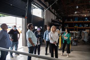 Visita a productora de cine uruguaya Cimarrón 