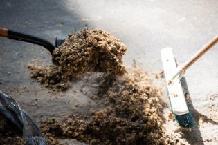 Barrido especial por pelusa de plátanos en Avenida San Martín