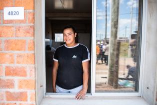 Entrega de viviendas en barrio Cauceglia