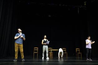 Presentación de la Comedia Nacional en el Teatro Florencio Sánchez de Paysandú 