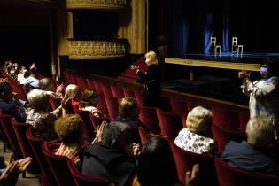 Presentación de la Comedia Nacional en el Teatro Florencio Sánchez de Paysandú 