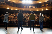 Presentación de la Comedia Nacional en el Teatro Florencio Sánchez de Paysandú 