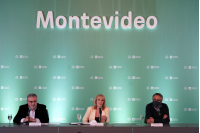 Firma de convenio entre la Intendencia de Montevideo, UDELAR y la AHRU