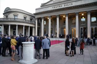 Gala en el Teatro Solís en homenaje a las delegaciones de Conmebol