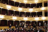 Gala en el Teatro Solís en homenaje a las delegaciones de Conmebol