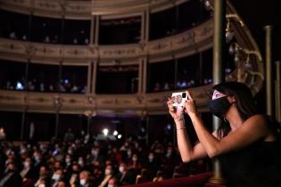 Gala en el Teatro Solís en homenaje a las delegaciones de Conmebol