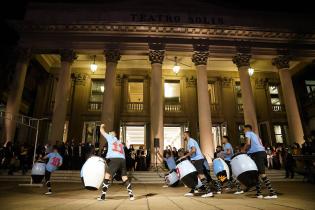 Gala en el Teatro Solís en homenaje a las delegaciones de Conmebol