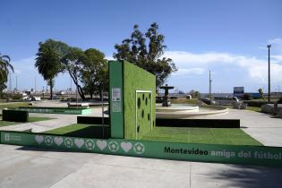 Estación lúdica en Parque Capurro