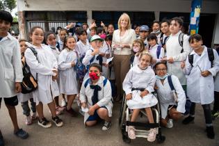 Inauguración de obras del Presupuesto Participativo en las escuelas Nº 343 - 263 y Jardín 220