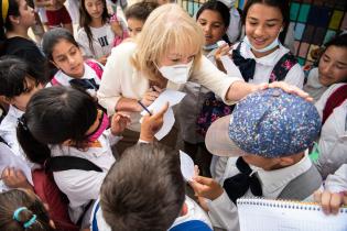 Inauguración de obras del Presupuesto Participativo en las escuelas Nº 343 - 263 y Jardín 220