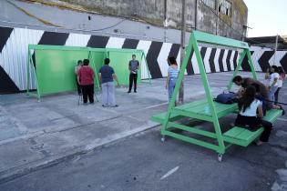 Rodaje del Centro Juvenil Villa Española en espacio lúdico Campo