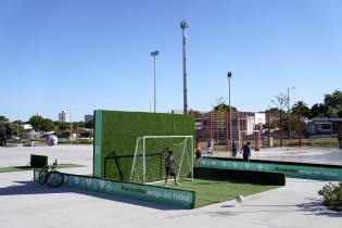 Estación lúdica en el Parque Idea Vilariño