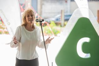 Inauguración de obra en el Espacio recreativo infantil de la plaza deportes Nº 12