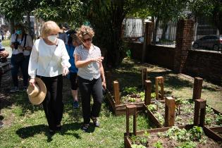 Inauguración de obra en el Espacio recreativo infantil de la plaza deportes Nº 12