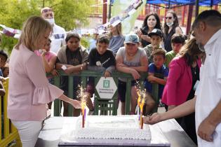 Celebración del octavo aniversario de la Plaza Casavalle