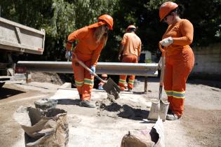 Recorrida de la Intendenta Carolina Cosse por obras del Plan ABC en el barrio Los Milagros Recorrida de la Intendenta Carolina Cosse por obras del Plan ABC en el barrio Los Milagros