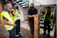 Recorrida del programa Plan ABC Trabajo por el Parque Tecnológico Industrial del Cerro