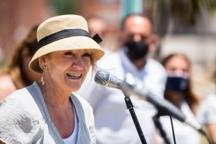 Inauguración de viviendas para el realojo de familias del barrio La Chacarita