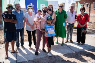 Entrega de viviendas en barrio Cauceglia Entrega de viviendas en barrio Cauceglia
