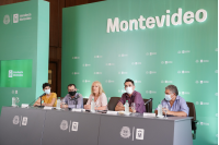 Conferencia de prensa sobre acciones tomadas ante inundaciones en Montevideo