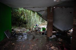 Daños causados por las inundaciones en el barrio Prado