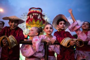 Desfile de Escuelas de Samba en las Canteras del Parque Rodó Desfile de Escuelas de Samba en las Canteras del Parque Rodó