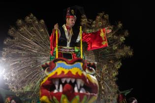 Desfile de Escuelas de Samba en las Canteras del Parque Rodó