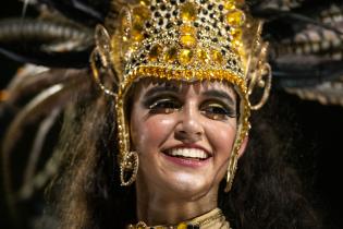 Desfile de Escuelas de Samba en las Canteras del Parque Rodó