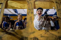 Desfile de Escuelas de Samba en las Canteras del Parque Rodó