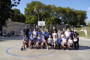 Inauguración de la Liga JR. NBA Conferencia Oeste en el Parque Capurro