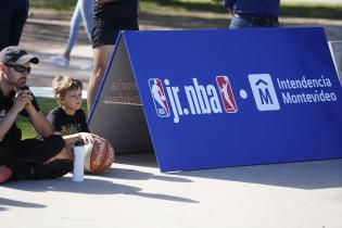 Inauguración de la Liga JR. NBA Conferencia Oeste en el Parque Capurro