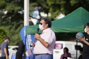 Inauguración de la Liga JR. NBA Conferencia Oeste en el Parque Capurro