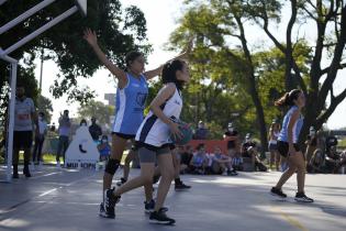 Inauguración de la Liga JR. NBA Conferencia Oeste en el Parque Capurro