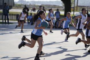 Inauguración de la Liga JR. NBA Conferencia Oeste en el Parque Capurro