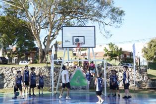 Partido de la Conferencia Oeste del Torneo Jr. NBA en Paso de las Duranas